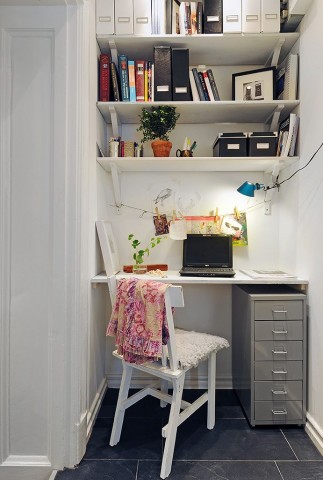 Личнный кабинет в небольшой квартире: реально ли?
