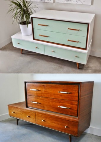 Интересные переделки старой мебели: до и после