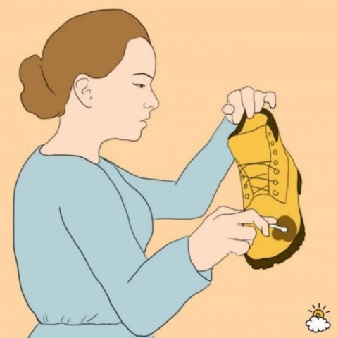 Как почистить кожаную обувь? Еще один совет!