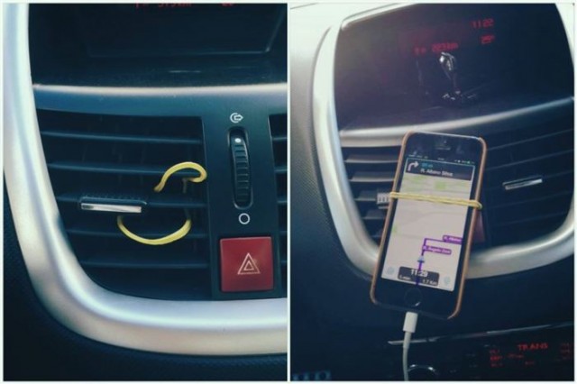 Как закрепить телефон (смартфон) в автомобиле?