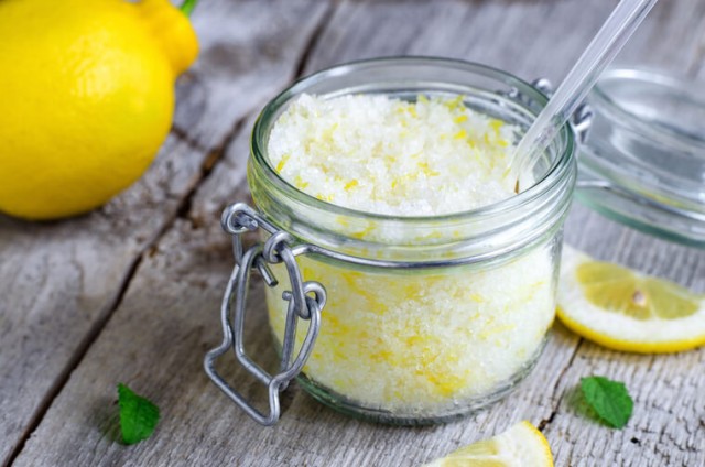 Как сделать лимонный скраб для тела?