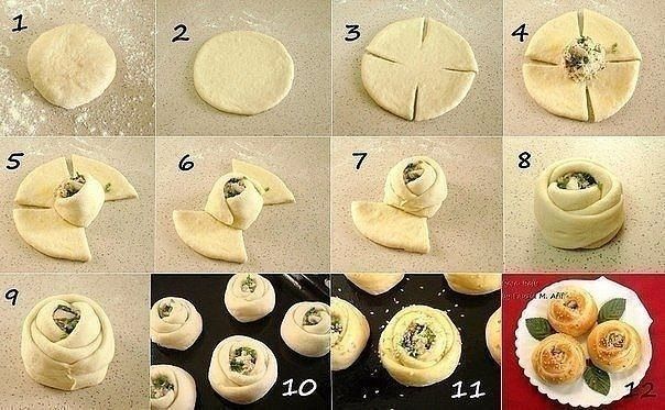 Как сделать нестандартные булочки