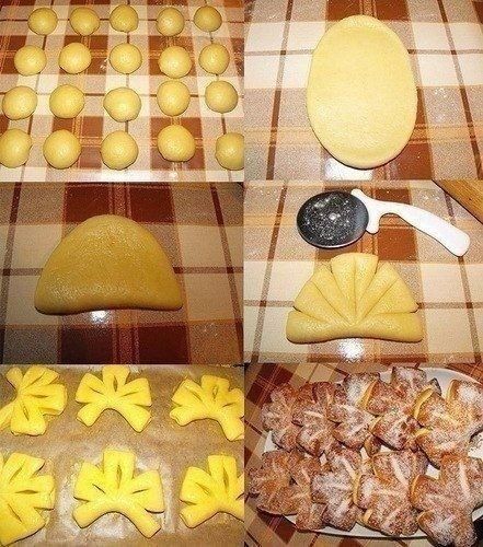 Как сделать нестандартные булочки