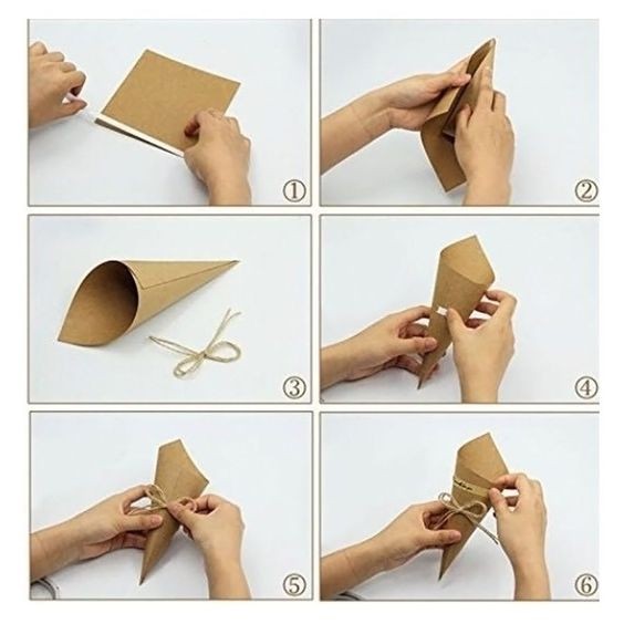 ​Как самым простым образом красиво оформить букет с помощью того, что под рукой