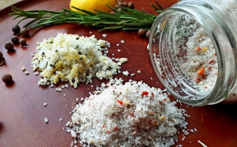 Как сделать ароматизированную витаминную соль своими руками