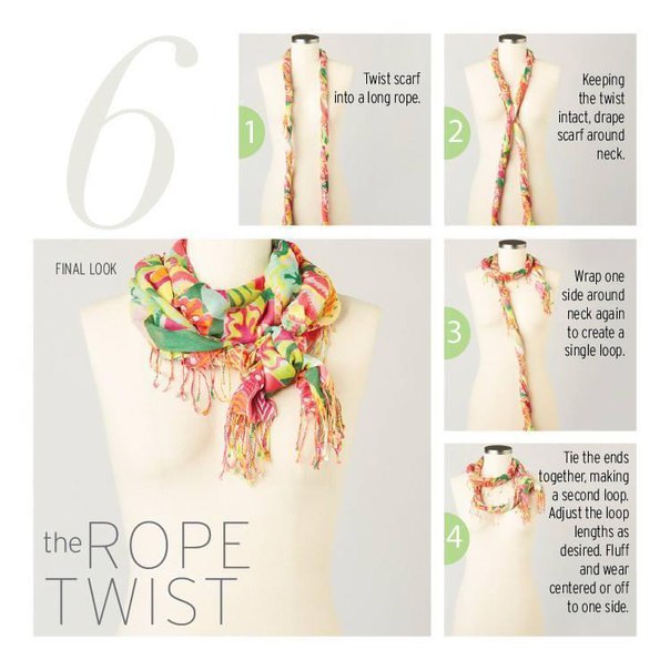 10 способов носить шарф