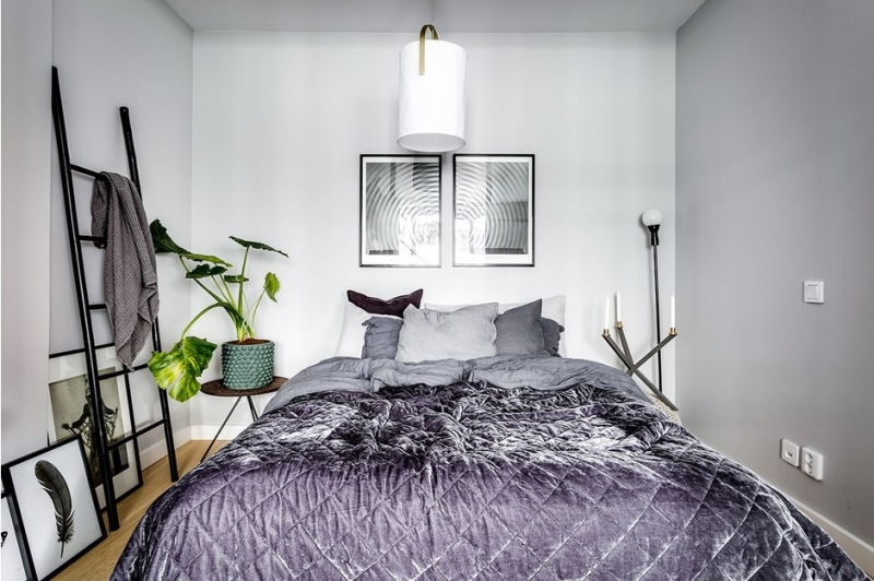 Как сделать маленькую спальню и красивой, и практичной, и удобной