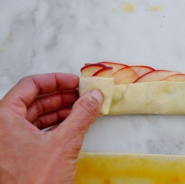 Как бесподобно оформить яблочный десерт
