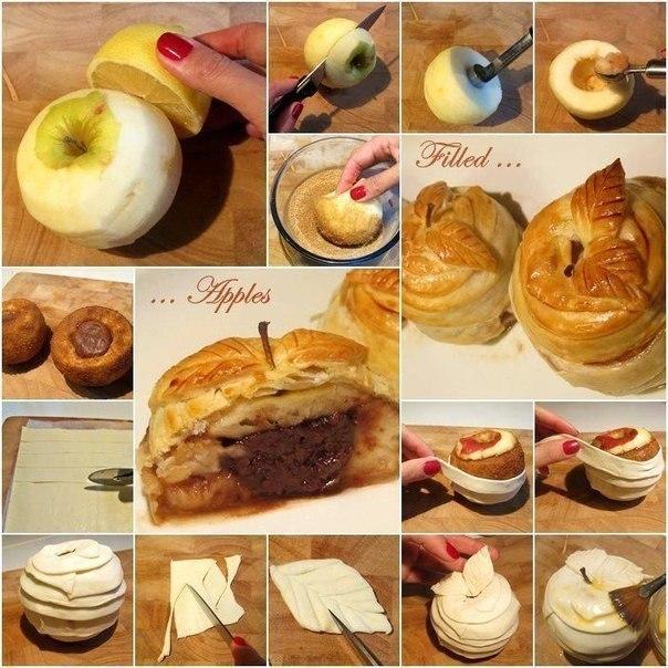 Как сделать полезный и красивый десерт из яблока
