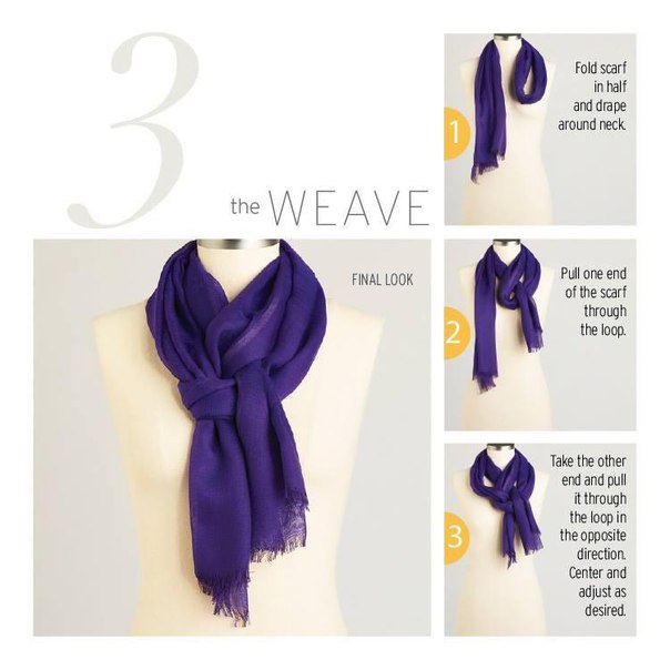 10 способов носить шарф