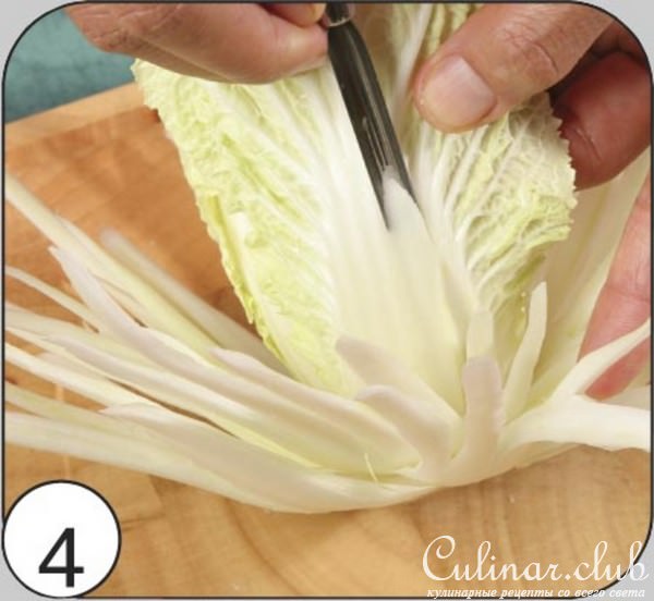 Как сделать украшения из китайской капусты и морковки