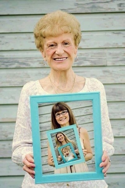 Прекрасная идея для семейной фотографии