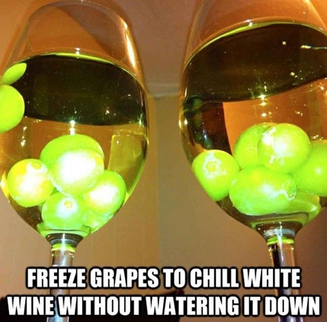 Виноград вместо льда