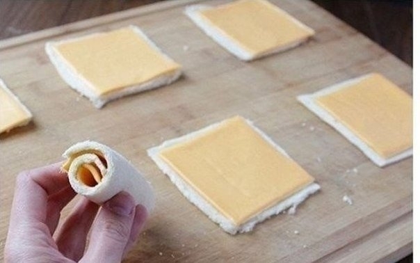 Как приготовить необычный бутерброд с сыром.
