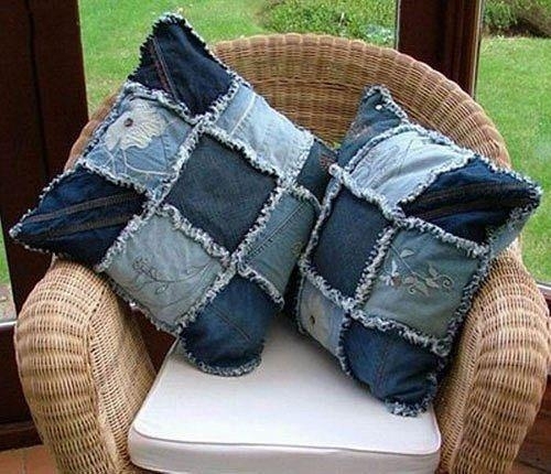 Что можно сделать из старых джинсов.