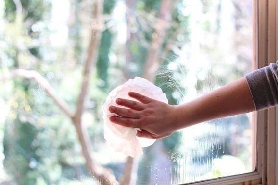 Грязные стекла легко очистит разрезанная пополам луковица