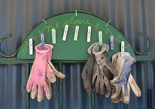 Садовая вешалка для перчаток