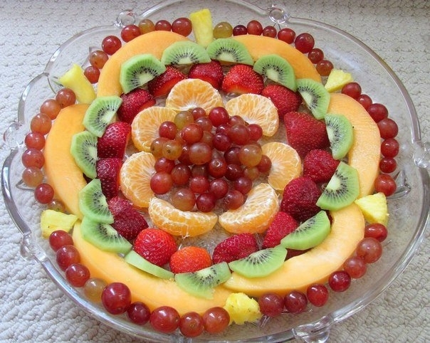 Как подать фруктовую нарезку