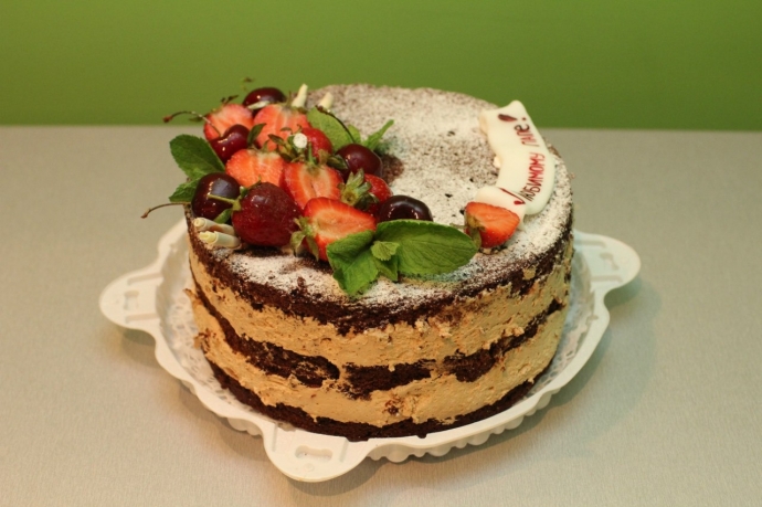 Торт без глазури — оригинальное решение