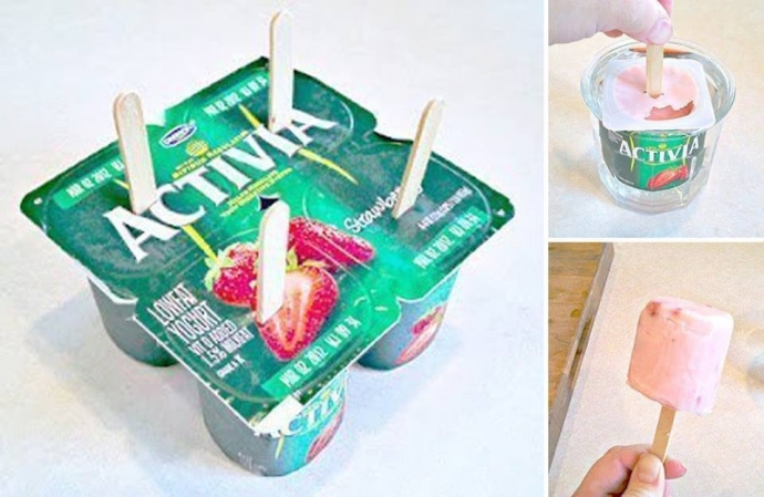 Летняя идея: мороженое из йогурта
