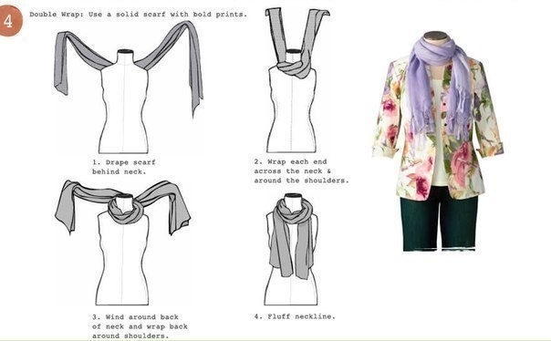 6 способов красиво завязать шарф.