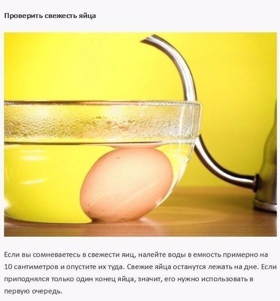 Как проверить свежесть яйца
