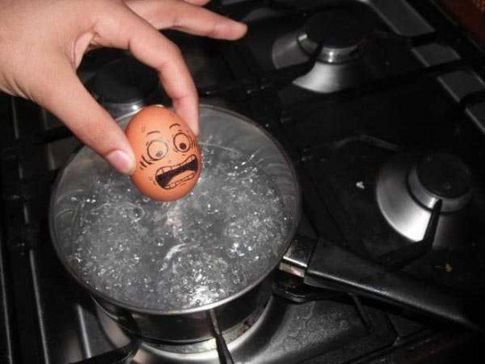 Как очистить вареные яйца