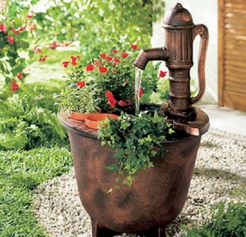 Потрясающие садовые мини-фонтаны!