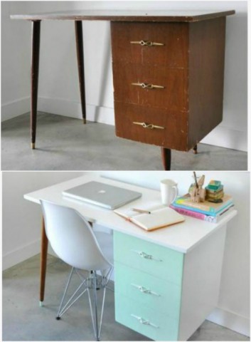 Интересные переделки старой мебели: до и после