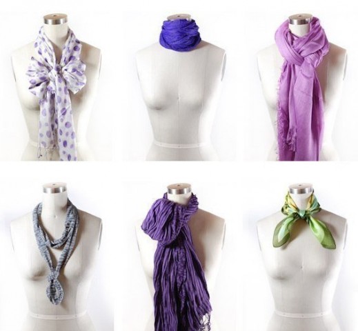 42 способа стильно завязать шарф
