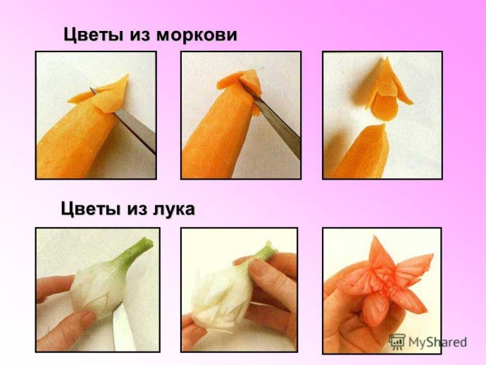 Розы Из Моркови Пошаговый Рецепт С Фото