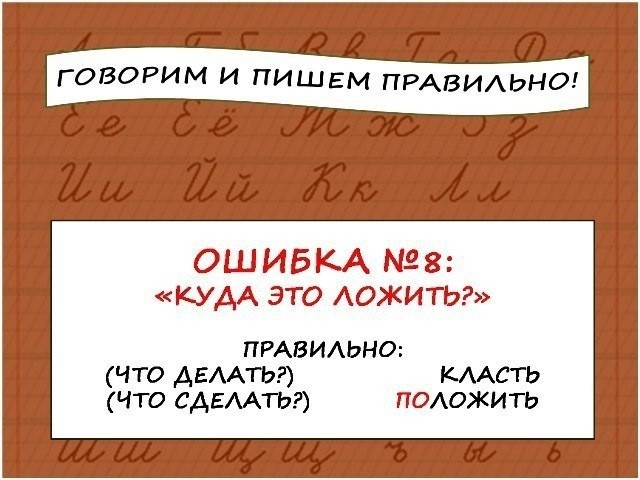 ​Как говорить и писать правильно