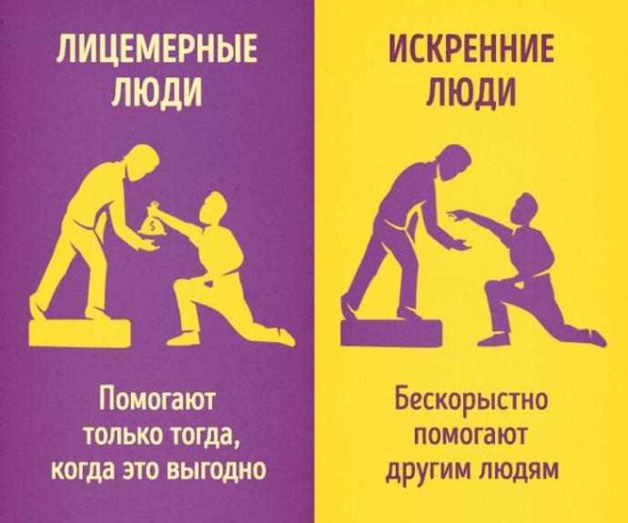 8 признаков, которые помогут отличить искреннего человека от лицемера 8 признаков, которые помогут отличить искреннего человека от лицемера