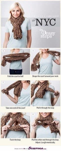 Идеи: как красиво завязать шарф