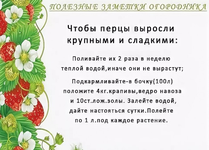 Полезное для садоводов и огородников