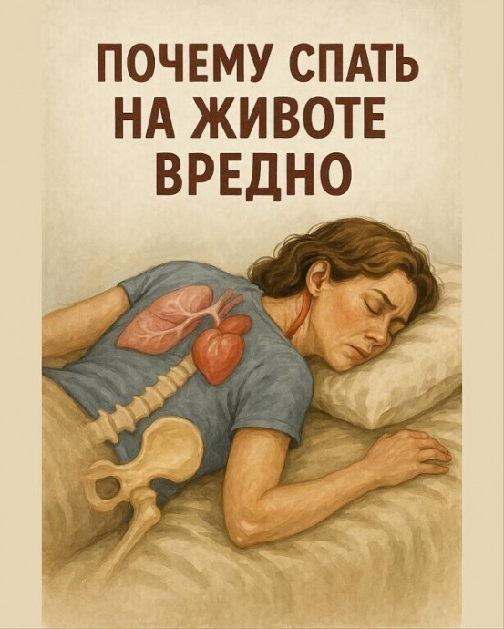 Почему сон на животе вредит телу Почему сон на животе вредит телу
