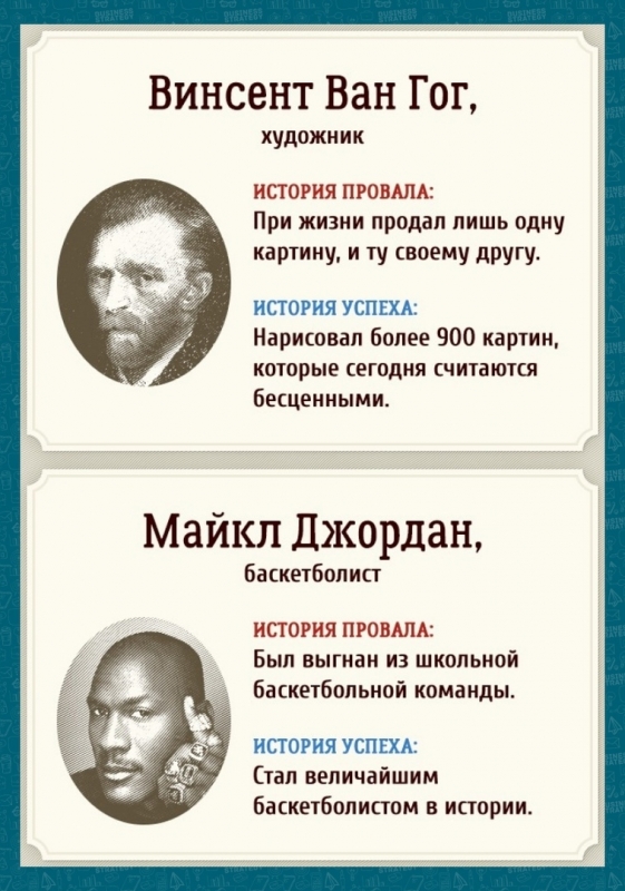 ​Жизненные примеры, вдохновляющие не бояться провалов и продолжать свой путь