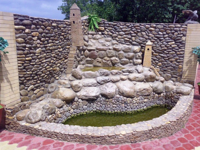 Забор из камня Забор из камня
