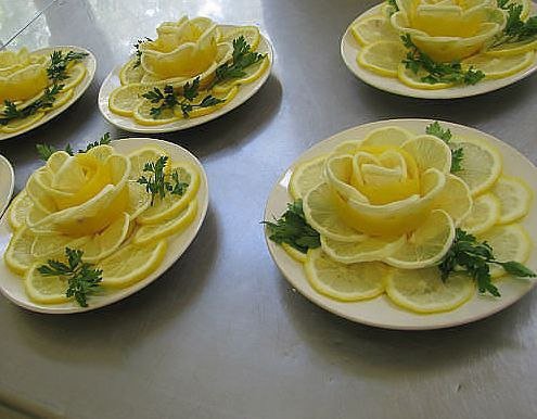 Как подать лимон красиво
