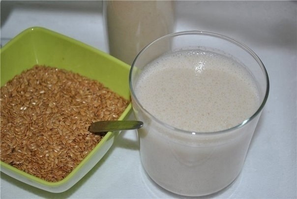 Полезный напиток на основе льняной муки Полезный напиток на основе льняной муки