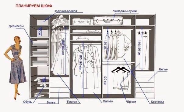 Как спланировать шкаф мечты