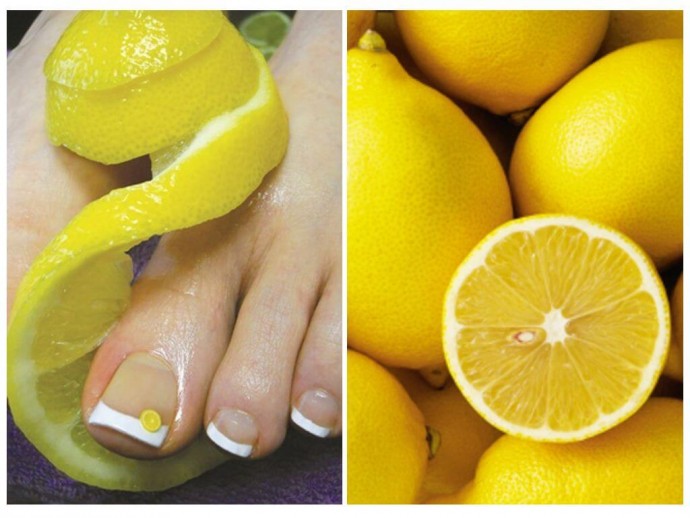 ​Экспресс-педикюр при помощи лимона