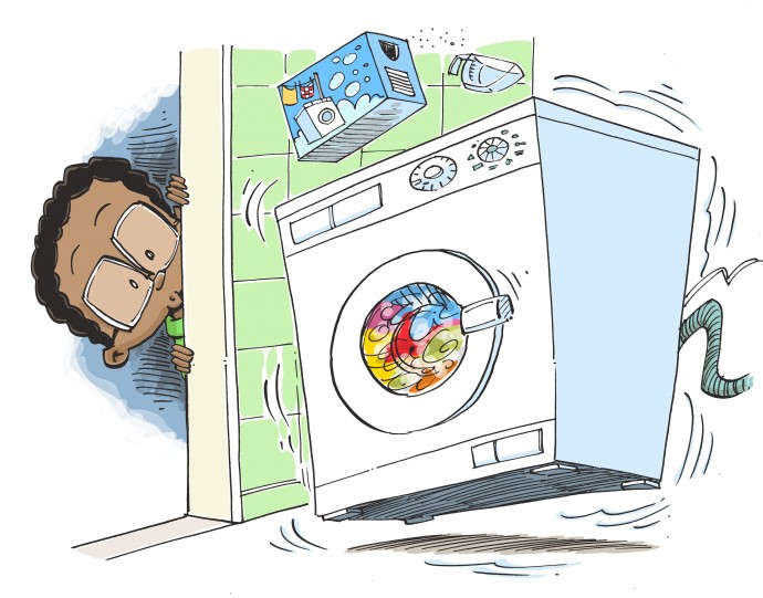 Почему стиральная машина прыгает даже на ровном полу