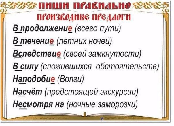 ​Пишем и говорим правильно