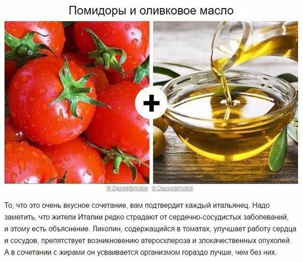 Продукты, которые максимально полезны при совместном приеме