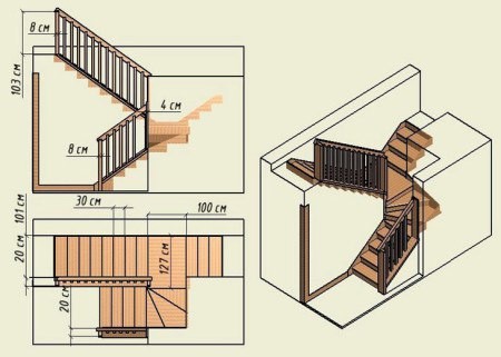 ​Лестница на второй этаж: как сделать максимально удобной и функциональной