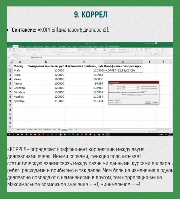 Формулы Excel, которые облегчают жизнь