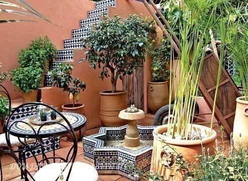 ​Как сделать стилизацию под Мавританский сад