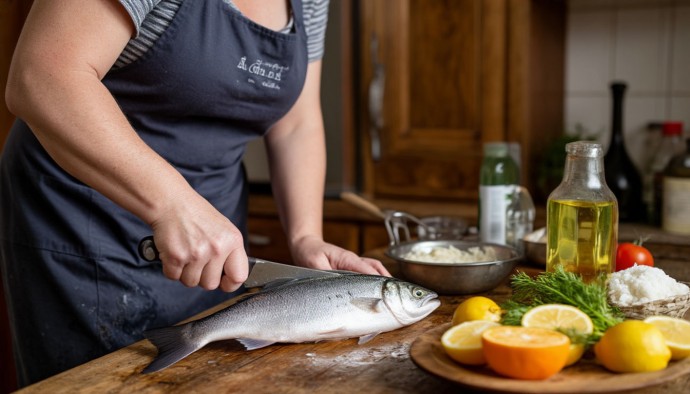 Любую рыбу чищу руками, без ножа и кипятка Любую рыбу чищу руками, без ножа и кипятка