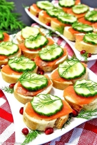 ​Как сделать красивые и вкусные бутерброды на новогодний стол